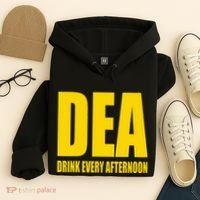 Dea Drink Every Afternoon Funny Drinking Parody Gift Hoodie thumb 4