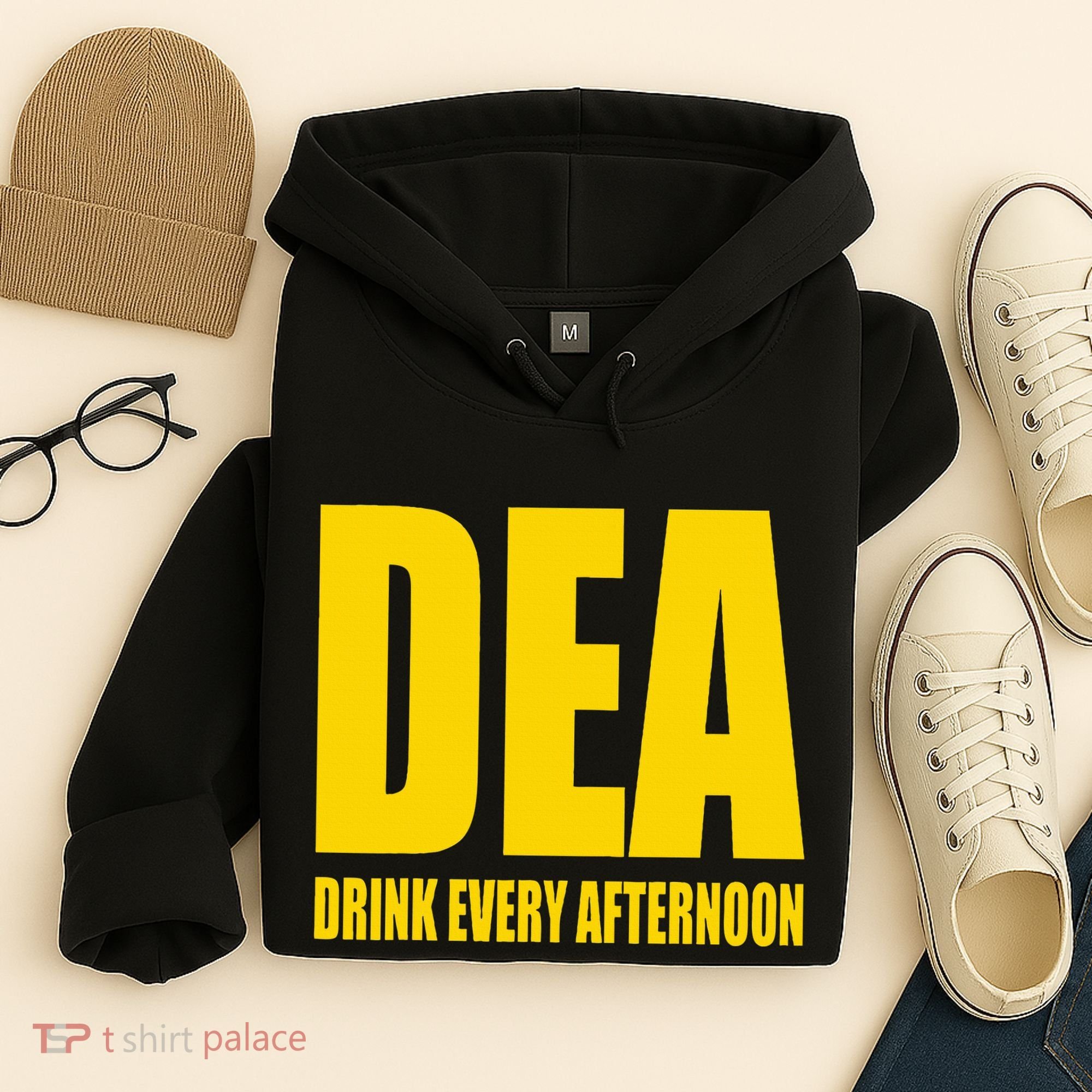 Dea Drink Every Afternoon Funny Drinking Parody Gift Hoodie