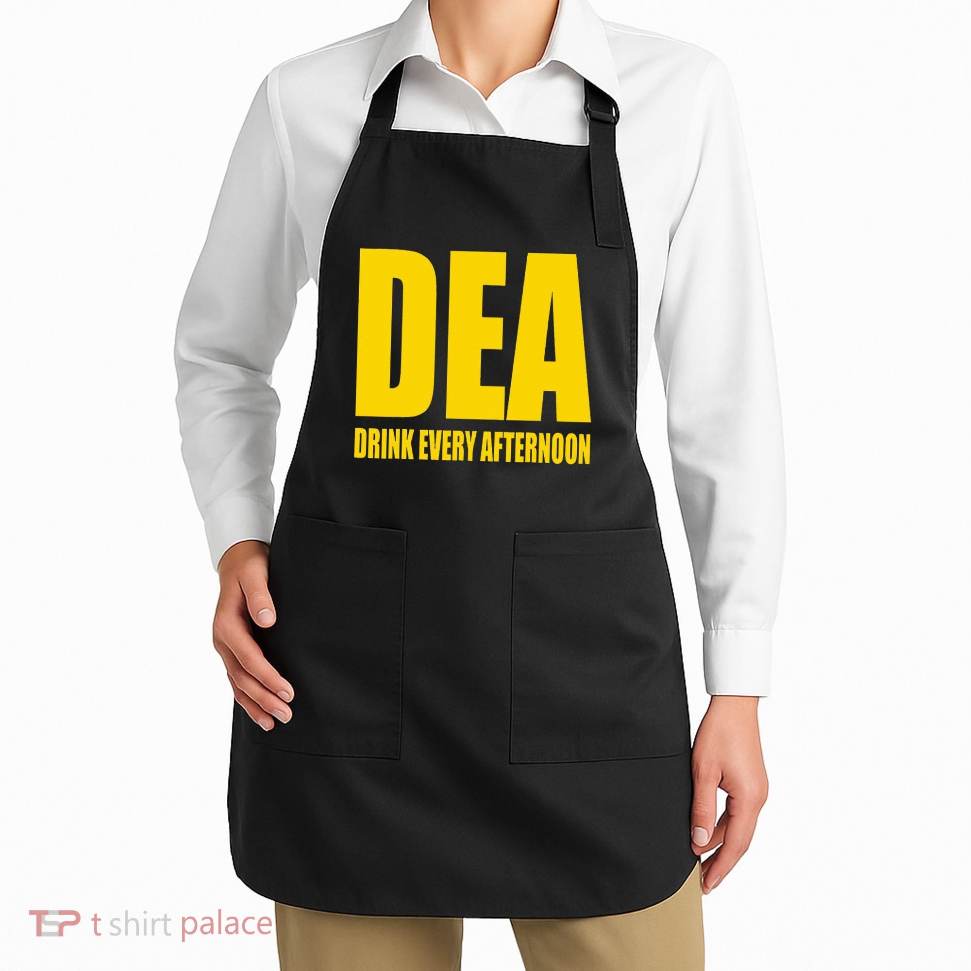 Dea Drink Every Afternoon Funny Drinking Parody Gift Apron