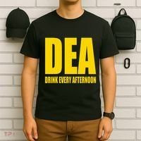 Dea Drink Every Afternoon Funny Drinking Parody Gift T-Shirt thumb 6