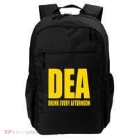 Dea Drink Every Afternoon Funny Drinking Parody Gift Backpack thumb 0