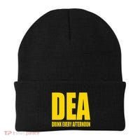 Dea Drink Every Afternoon Funny Drinking Parody Gift Beanie thumb 0