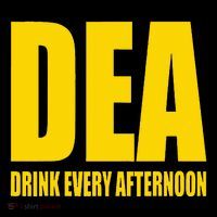 Dea Drink Every Afternoon Funny Drinking Parody Gift Coaster thumb 2