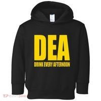 Dea Drink Every Afternoon Funny Drinking Parody Gift Toddler Hoodie thumb 0
