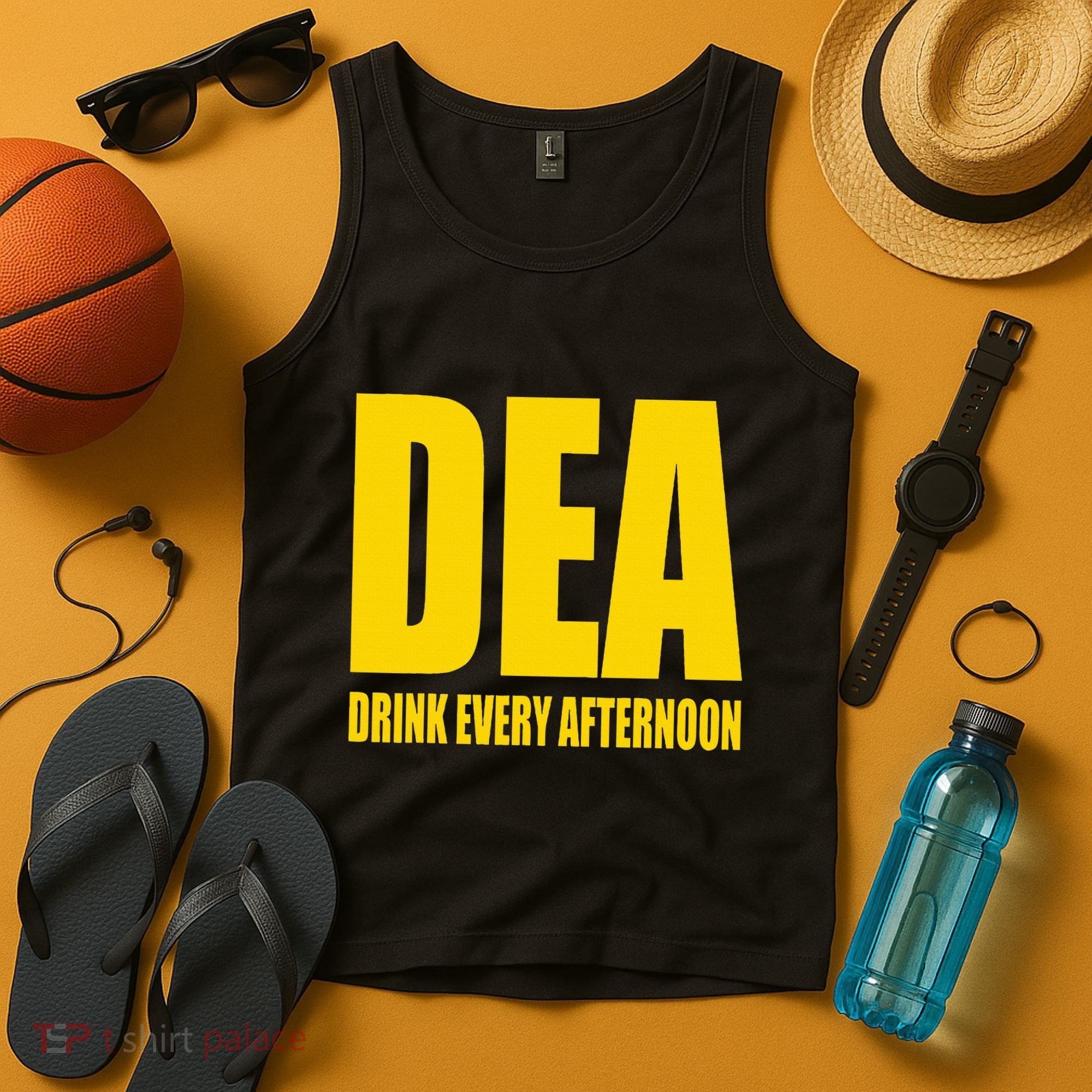 Dea Drink Every Afternoon Funny Drinking Parody Gift Tank Top