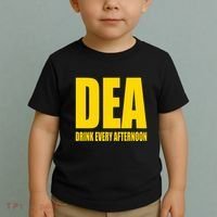 Dea Drink Every Afternoon Funny Drinking Parody Gift Toddler T-Shirt thumb 2
