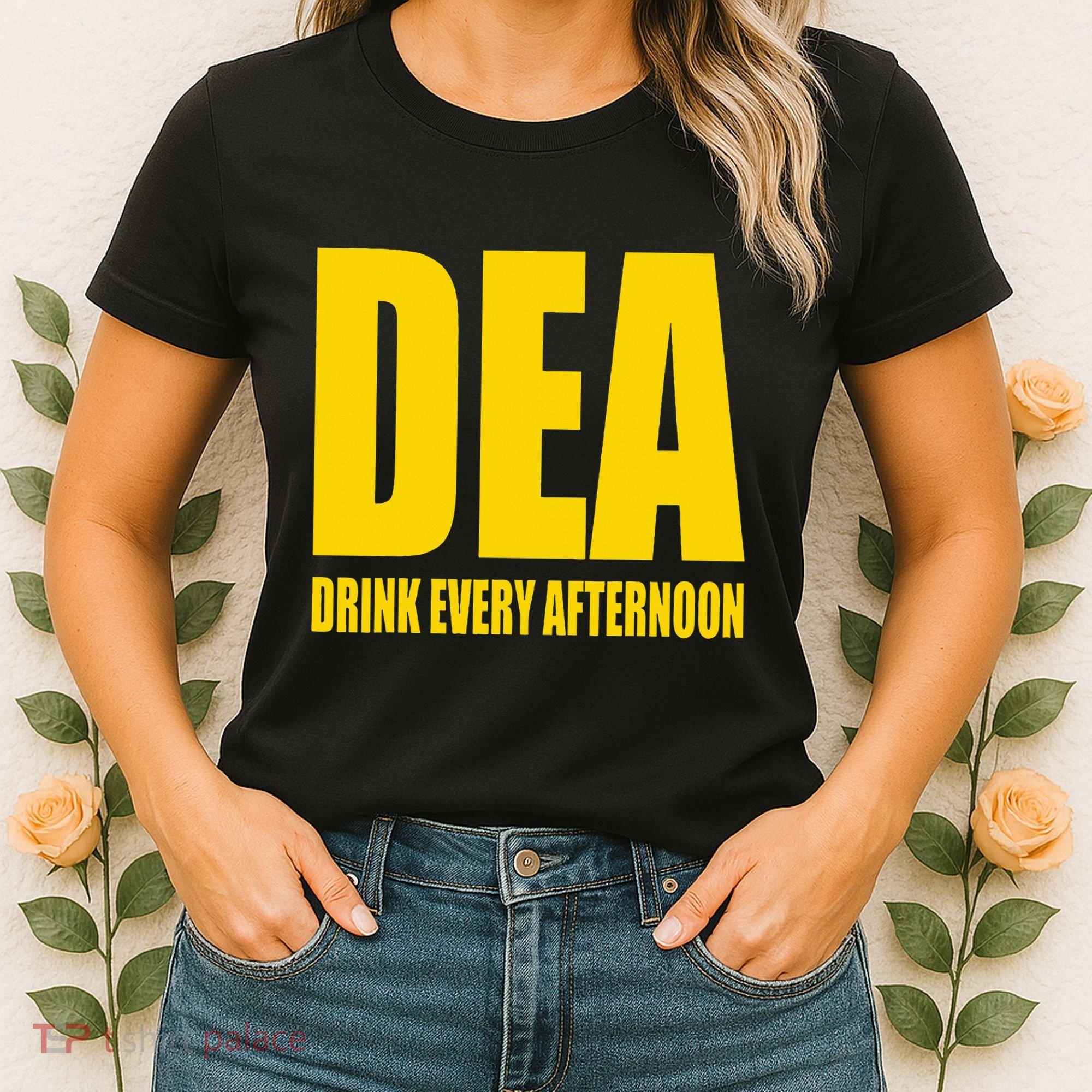 Dea Drink Every Afternoon Funny Drinking Parody Gift Women's T-Shirt