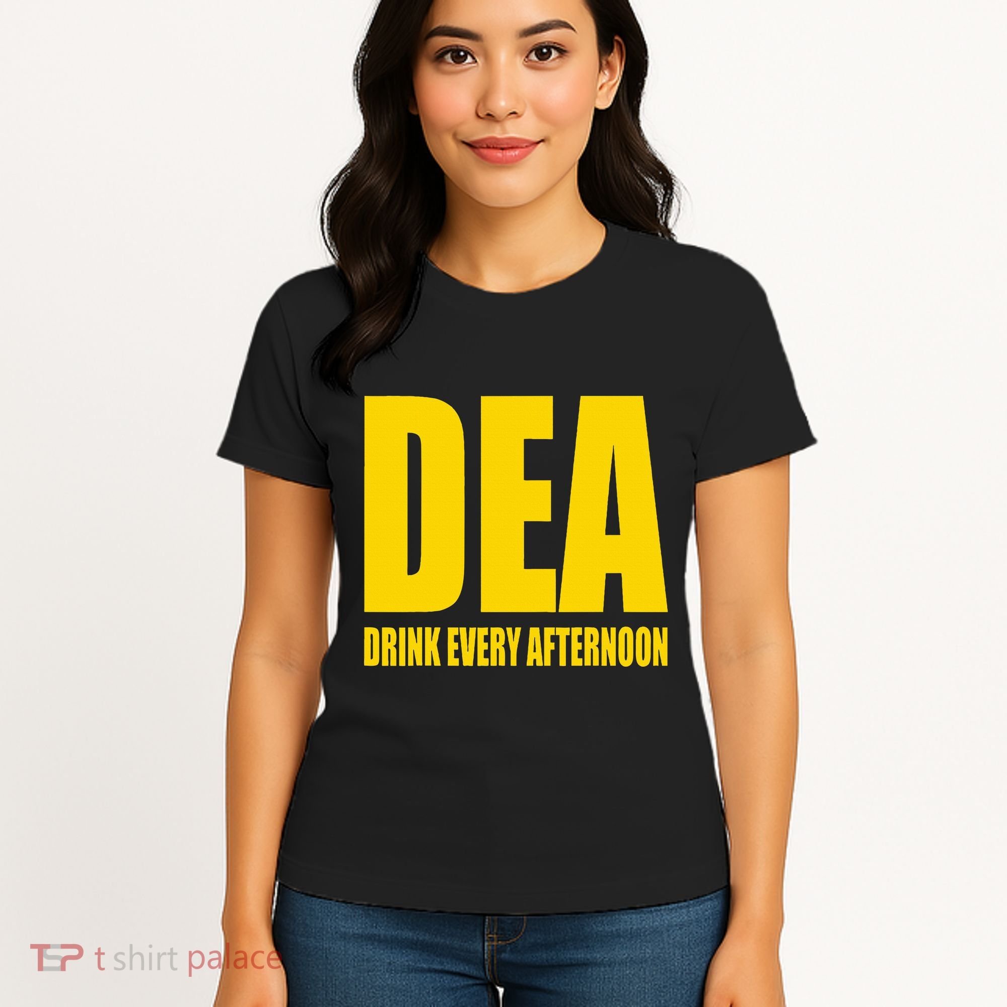 Dea Drink Every Afternoon Funny Drinking Parody Gift Women's T-Shirt