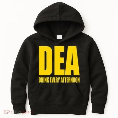 Dea Drink Every Afternoon Funny Drinking Parody Gift Kids Hoodie