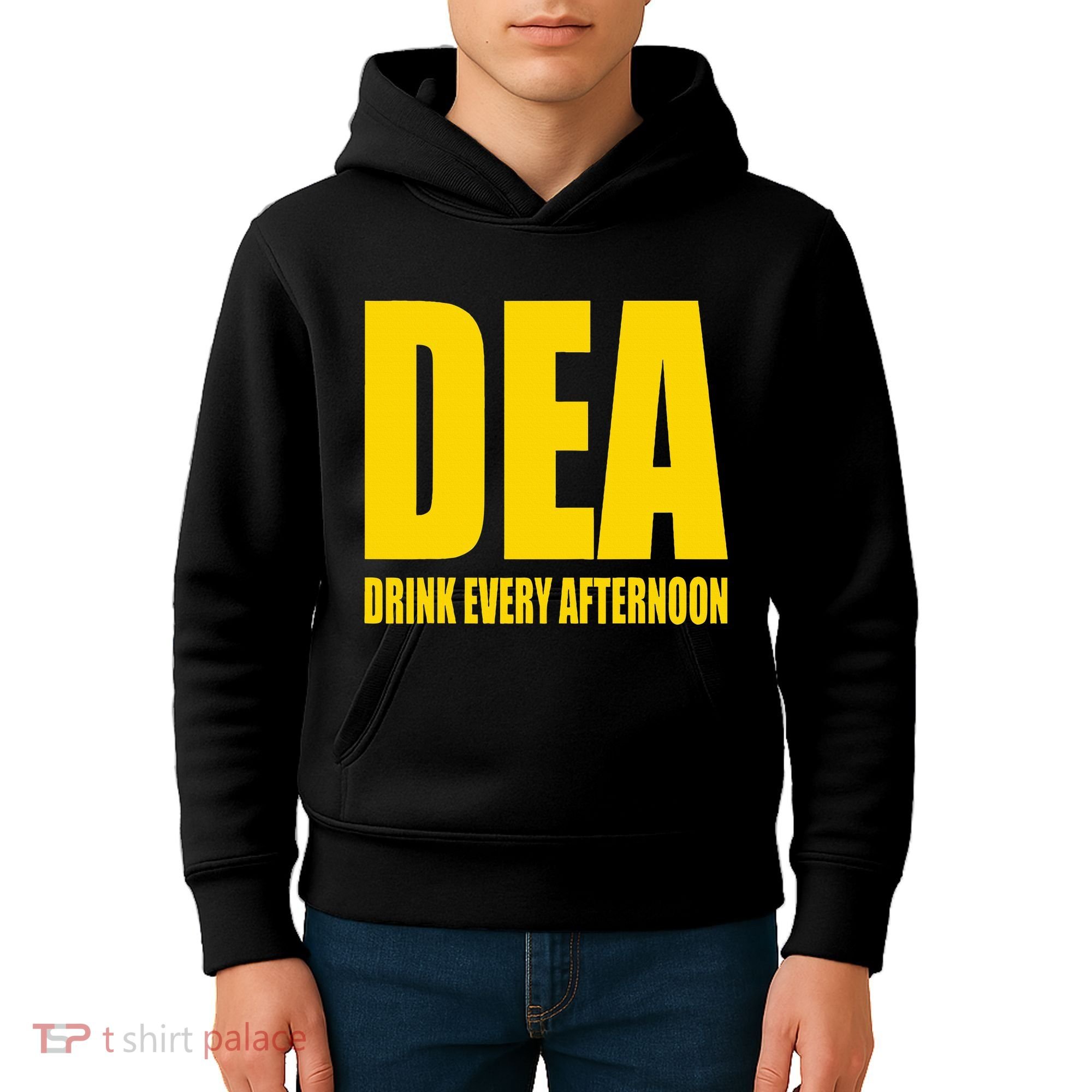 Dea Drink Every Afternoon Funny Drinking Parody Gift Kids Hoodie