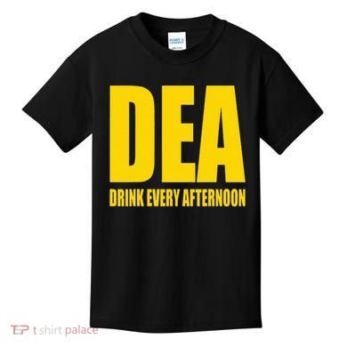 Dea Drink Every Afternoon Funny Drinking Parody Gift Kids T-Shirt