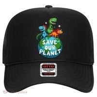 Determined Dino Earth Save Our Planet Hat thumb 0