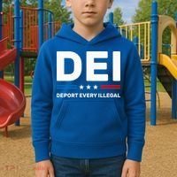 Dei Deport Every Illegal Kids Hoodie thumb 2