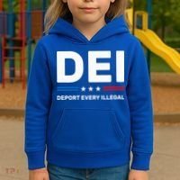 Dei Deport Every Illegal Kids Hoodie thumb 3