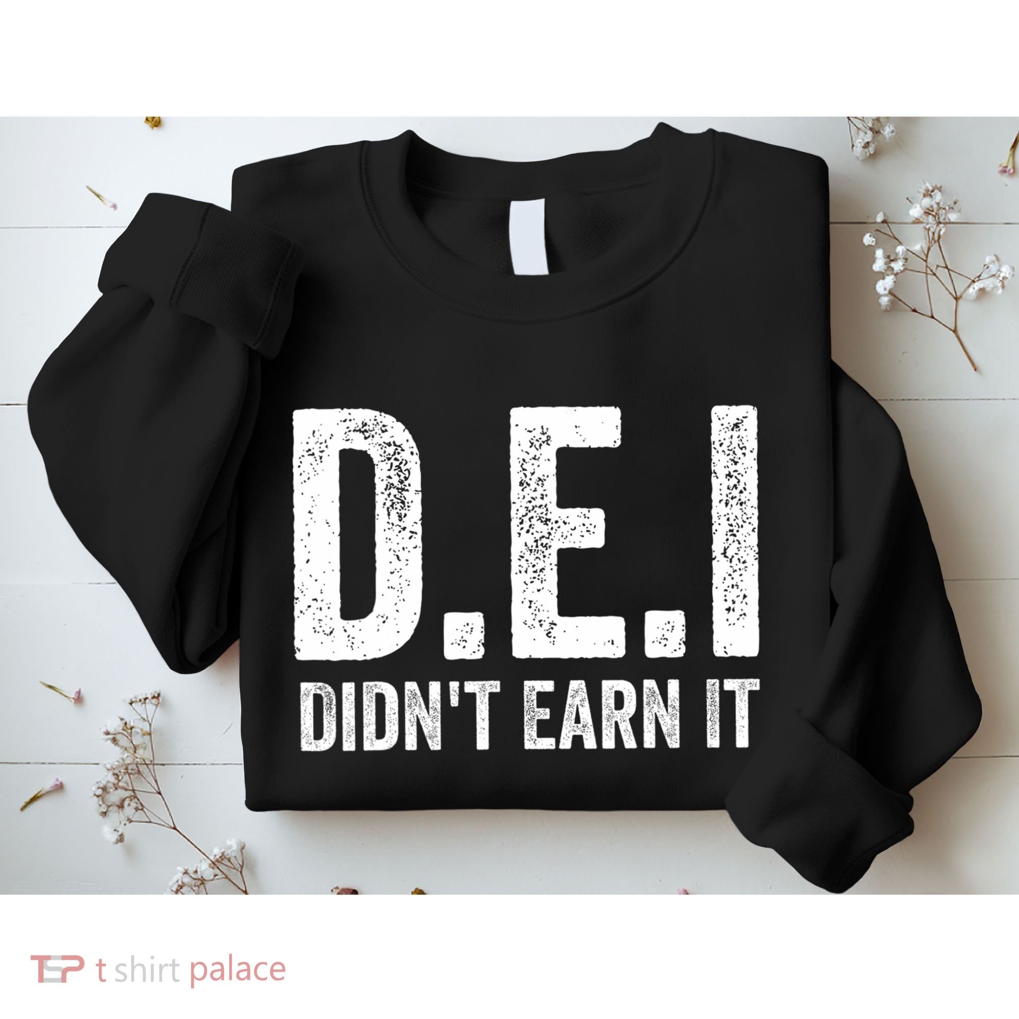 Dei DidnT Earn It Funny Humor Sweatshirt