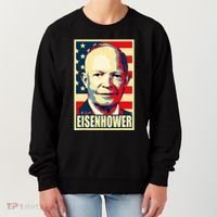 Dwight D. Eisenhower Propaganda Poster Women's Sweatshirt thumb 0