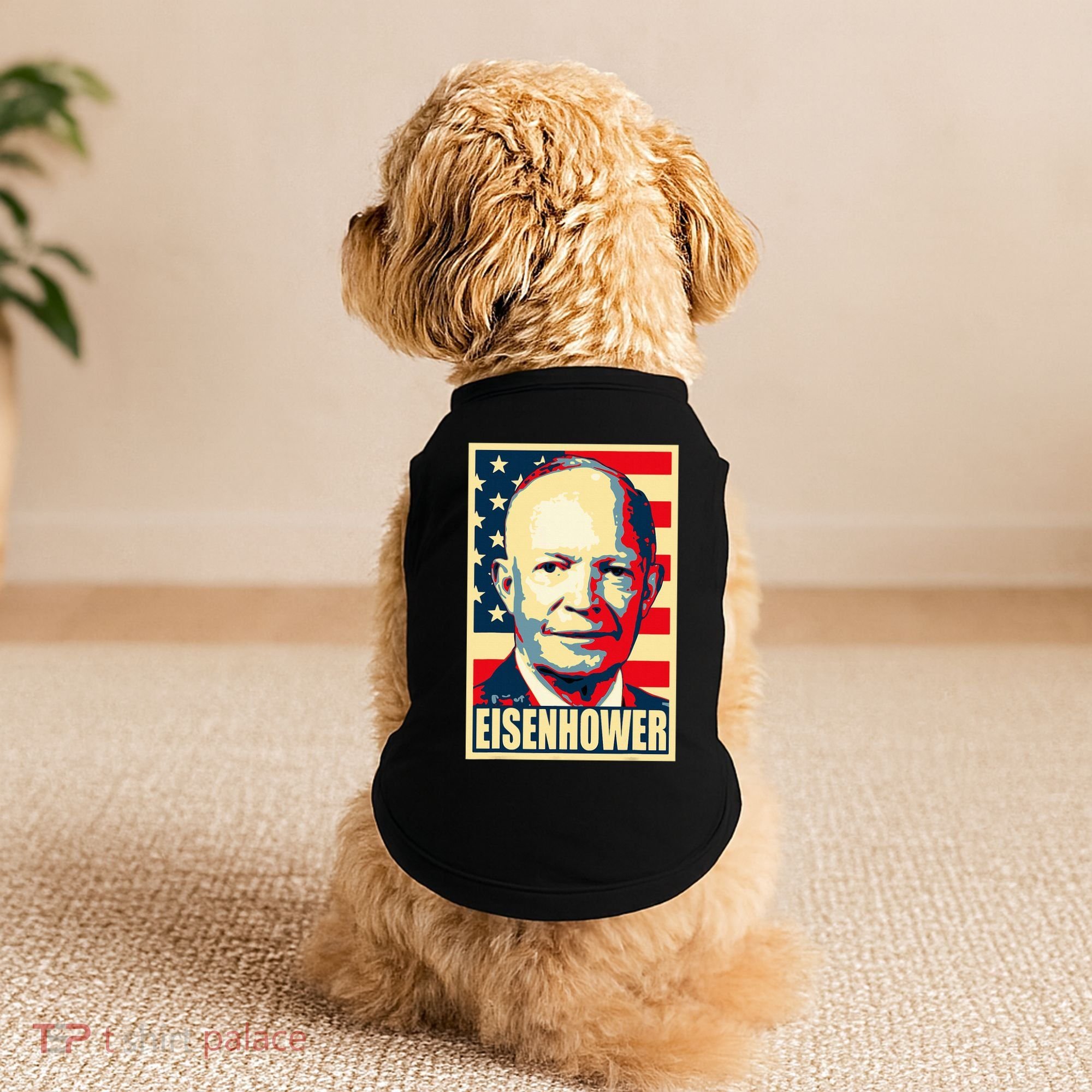 Dwight D. Eisenhower Propaganda Poster Doggie Tank