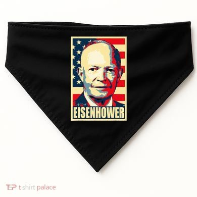 Dwight D. Eisenhower Propaganda Poster USA-Made Doggie Bandana