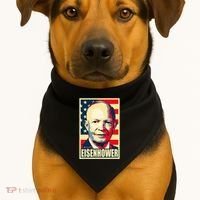 Dwight D. Eisenhower Propaganda Poster USA-Made Doggie Bandana thumb 1
