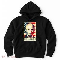 Dwight D. Eisenhower Propaganda Poster Hoodie thumb 0
