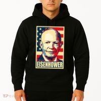 Dwight D. Eisenhower Propaganda Poster Hoodie thumb 2