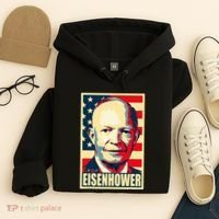Dwight D. Eisenhower Propaganda Poster Hoodie thumb 4