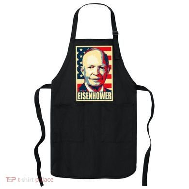 Dwight D. Eisenhower Propaganda Poster Apron