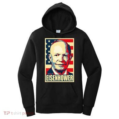 Dwight D. Eisenhower Propaganda Poster Women's Hoodie