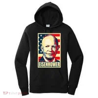 Dwight D. Eisenhower Propaganda Poster Women's Hoodie thumb 0