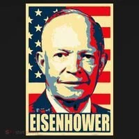 Dwight D. Eisenhower Propaganda Poster Women's Hoodie thumb 2