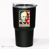 Dwight D. Eisenhower Propaganda Poster Tumbler thumb 0