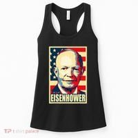 Dwight D. Eisenhower Propaganda Poster Women's Tank Top thumb 0