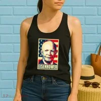 Dwight D. Eisenhower Propaganda Poster Women's Tank Top thumb 2