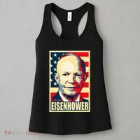 Dwight D. Eisenhower Propaganda Poster Women's Tank Top thumb 3