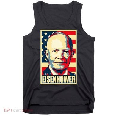Dwight D. Eisenhower Propaganda Poster Tank Top