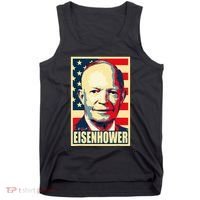 Dwight D. Eisenhower Propaganda Poster Tank Top thumb 0
