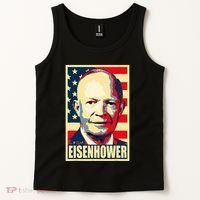 Dwight D. Eisenhower Propaganda Poster Tank Top thumb 2