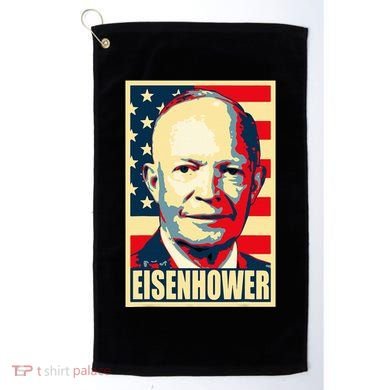 Dwight D. Eisenhower Propaganda Poster Golf Towel