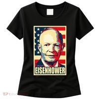 Dwight D. Eisenhower Propaganda Poster Women's T-Shirt thumb 0