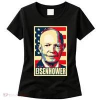 Dwight D. Eisenhower Propaganda Poster Women's T-Shirt thumb 0