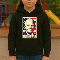Dwight D. Eisenhower Propaganda Poster Kids Hoodie thumb 3