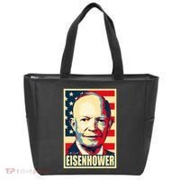 Dwight D. Eisenhower Propaganda Poster Tote Bag thumb 0