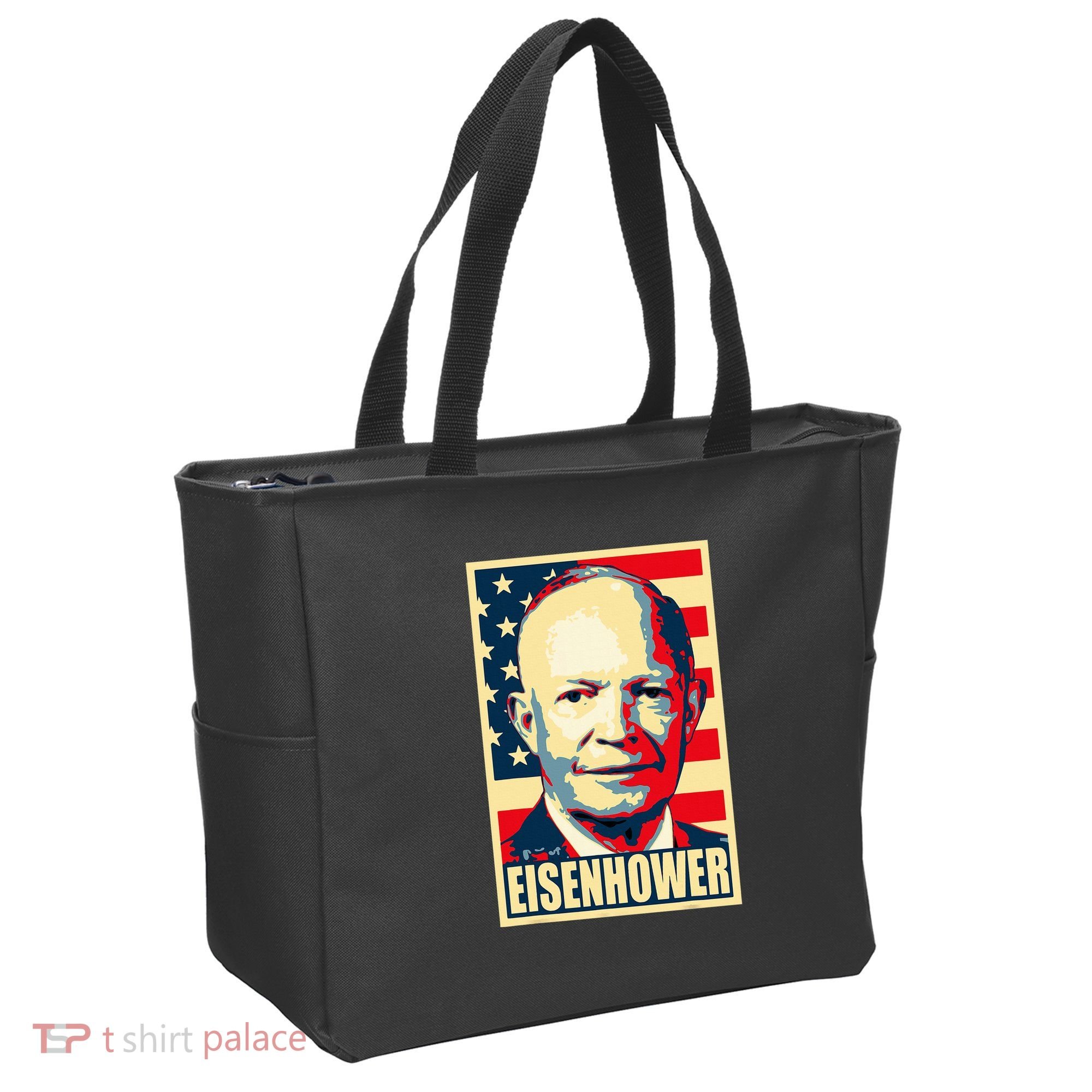Dwight D. Eisenhower Propaganda Poster Tote Bag
