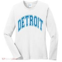 Detroit Women's Long Sleeve Shirt thumb 0