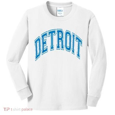 Detroit Kids Long Sleeve Shirt