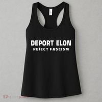 Deport Deporte Elon Reject Fascism Women's Tank Top thumb 3