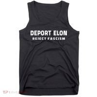 Deport Deporte Elon Reject Fascism Tank Top thumb 0