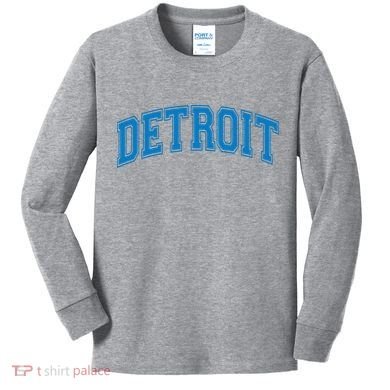 Detroit Kids Long Sleeve Shirt