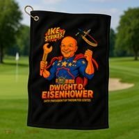 Dwight D. Eisenhower The Presidential Chronicles Golf Towel thumb 1