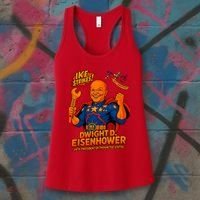 Dwight D. Eisenhower The Presidential Chronicles Women's Tank Top thumb 3